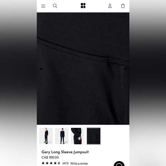 Sweaty Betty Gary Long Sleeve Jumpsuit - Picture 4 of 10